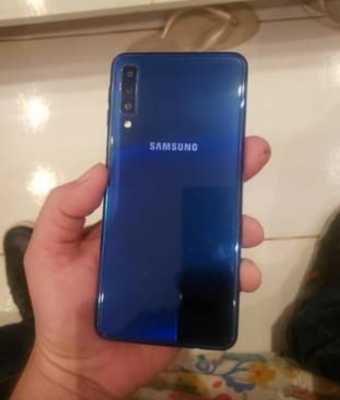 Samsung A7 azul metalico